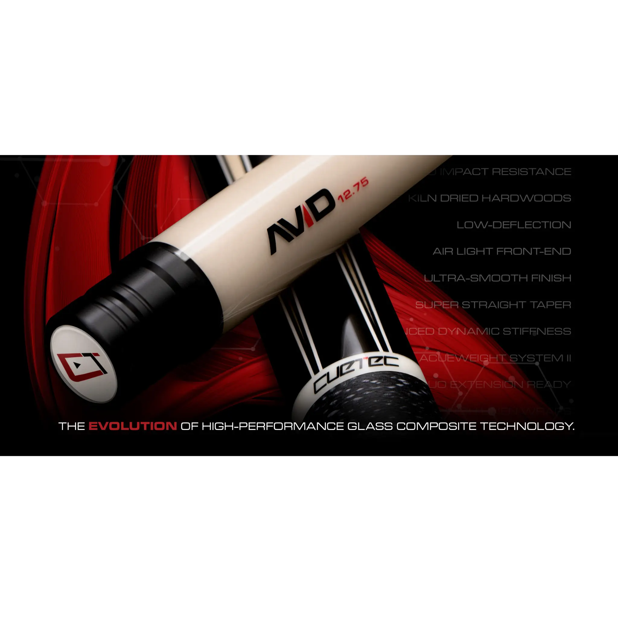 Taco de Pool Cuetec AVID Era 6PT LW Grey Taco de Pool Cuetec AVID Era 6PT LW Grey
